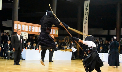 剣道と薙刀の対戦