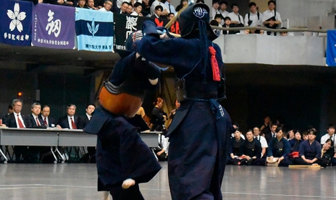 相馬選手がメンを決める