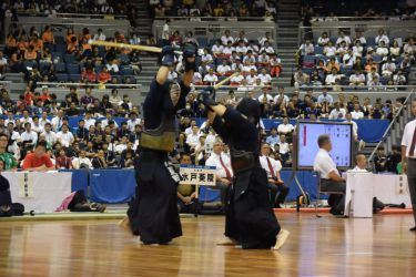 Pリーグ、九州学院×水戸葵陵【副将】小川×棗田|最後まで攻めた棗田だったが小川は一本を許さず勝利を決めた